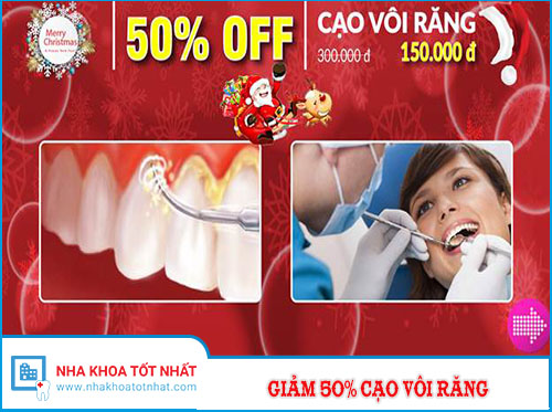 Khuyến Mãi Giảm 50% Cạo Vôi Răng Dịp Tết 2017 -1