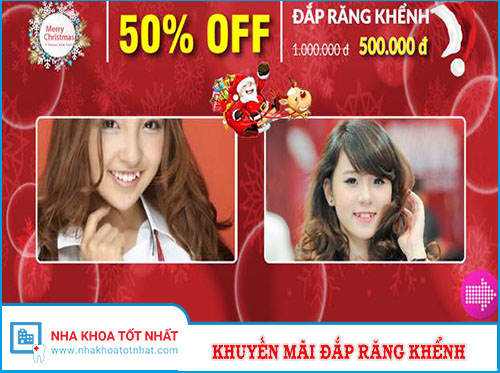 Khuyến Mãi Nhân Dịp Noel 2016 Giảm 50% Đắp Răng Khểnh -6