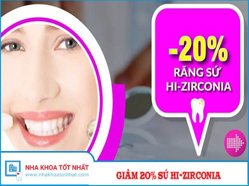 Giảm 20% Chi Phí Răng Sứ Cao Cấp HI-Zirconia Nhân Dịp 30/4 Và 1/5 -1