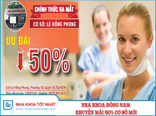 Đông Nam Khuyến Mãi 50% Cơ Sở Mới -1