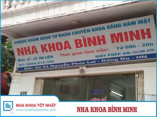 Nha khoa Bình Minh - 54 Nguyễn Phúc Lai, P. Ô Chợ Dừa, Q. Đống Đa