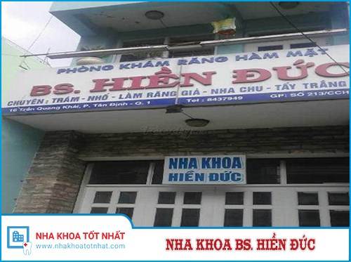 Nha khoa Bs. Hiền Đức  - 16 Trần Quang Khải, P. Tân Định, Q. 1