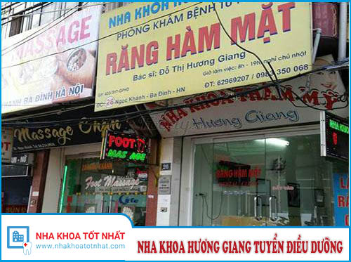 Nha Khoa Hương Giang Tuyển Điều Dưỡng