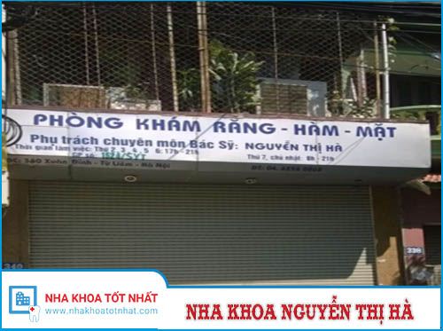 Nha khoa Nguyễn Thị Hà - 340 Xuân Đỉnh, P. Xuân Đỉnh, Q. Bắc Từ Liêm