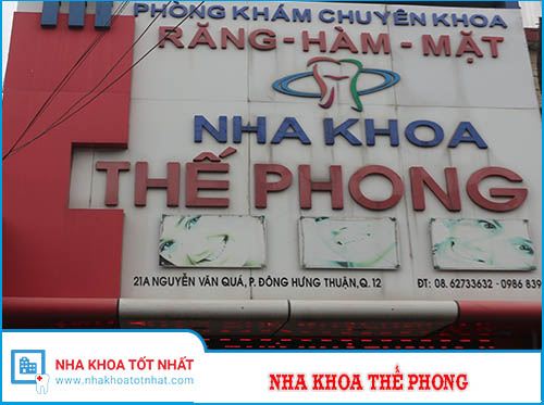 Nha khoa Thế Phong - 21A Nguyễn Văn Quá, P. Tân Thới Hiệp, Quận 12