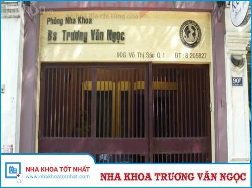 Nha khoa Trương Văn Ngọc - 90G Võ Thị Sáu, Phường Tân Định, Quận 1